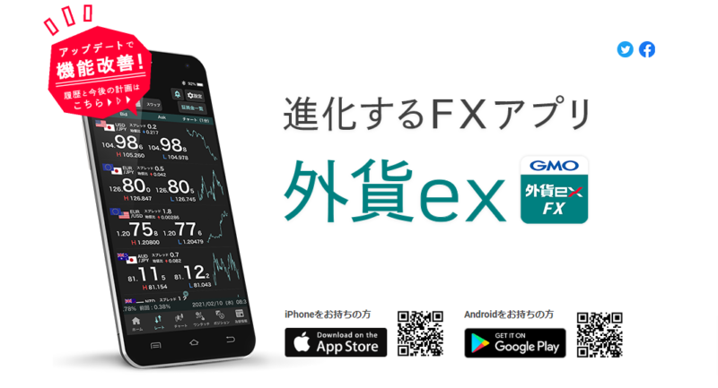 外貨ex byGMO「外貨exアプリ」